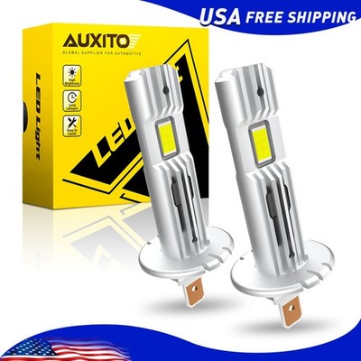 AUXITO Super White H1 LED Headlight Bulb Conversion Kit High Low Beam 6500K Lamp