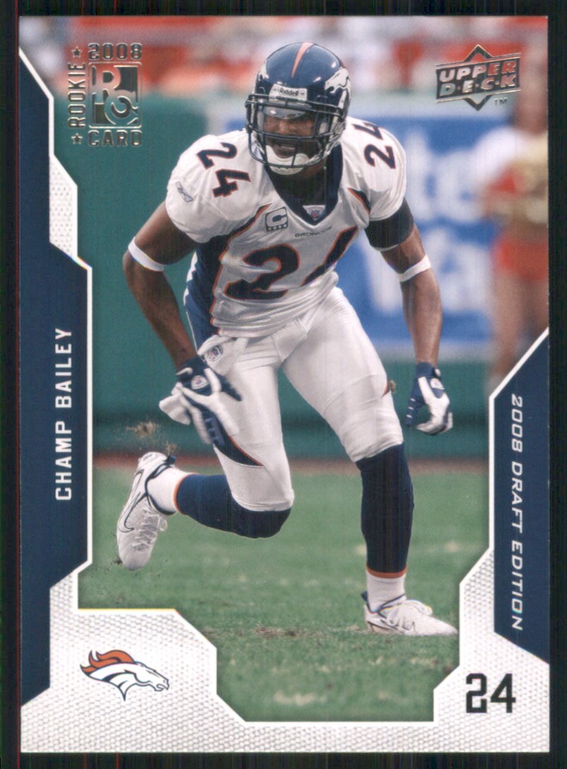 2008 Upper Deck Draft Edition #134 Champ Bailey Denver Broncos 36936