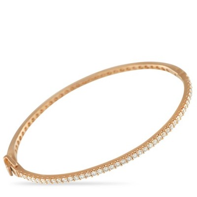 Armreif 14 Karat Rotgold 1,10 kt Diamant