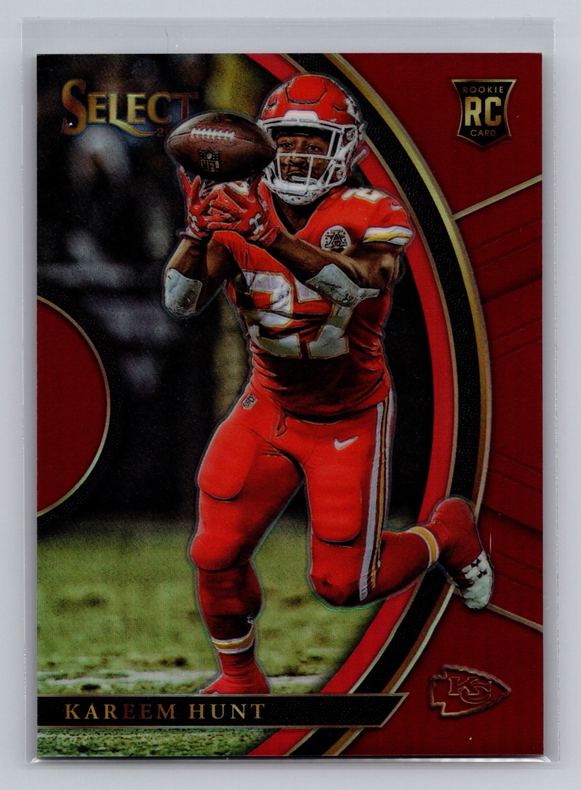 2017 Panini Select Kareem Hunt Maroon /99 #68 Rookie RC Chiefs Browns