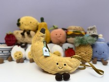Jellycat Very Rare Retired Amuseables Banana Bag, New With Tags, Genuine