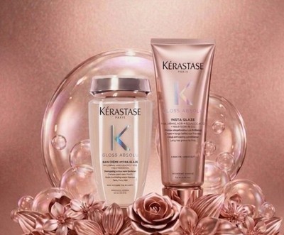 Kerastase Gloss Absolu Bain CREME Glaze Shampoo & Conditioner