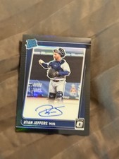 Ryan Jeffers 2021 Optic Black Auto Autograph #6/50