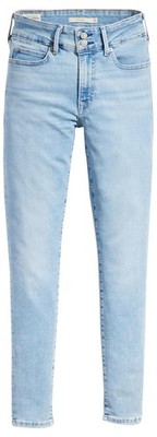 Levi's Damen Jeans 711 Double Button Skinny Jeans, Hellblau, W26 L32