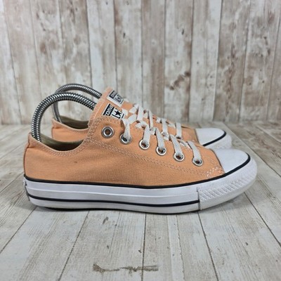 Converse All Star Low Top Canvas Peach Sneakers Women US Size 7 EUR 37.5