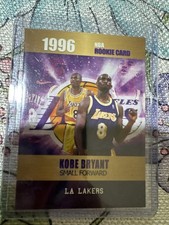 Kobe Bryant 1996  Gold Platinum Limited Ed. Only 2k Cards Made. Magazine Incl.