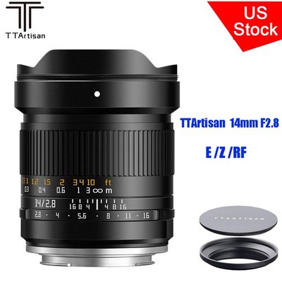 TTARTISAN 14mm F2.8 Large Aperture Manual Wide-Angle Lens for E /Z /RF Mount