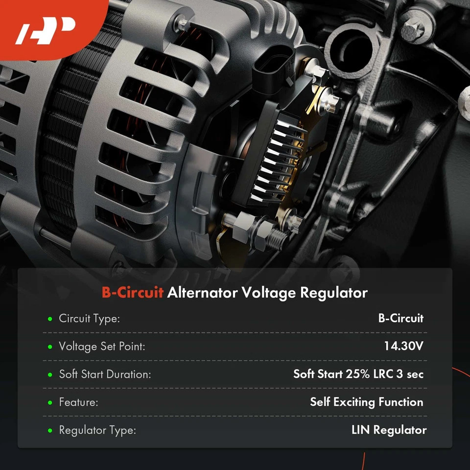 Regulador de voltaje del alternador A-Premium para Mercedes-Benz GL420 ML420 GL320 14,3 V Foto 2 de 4
