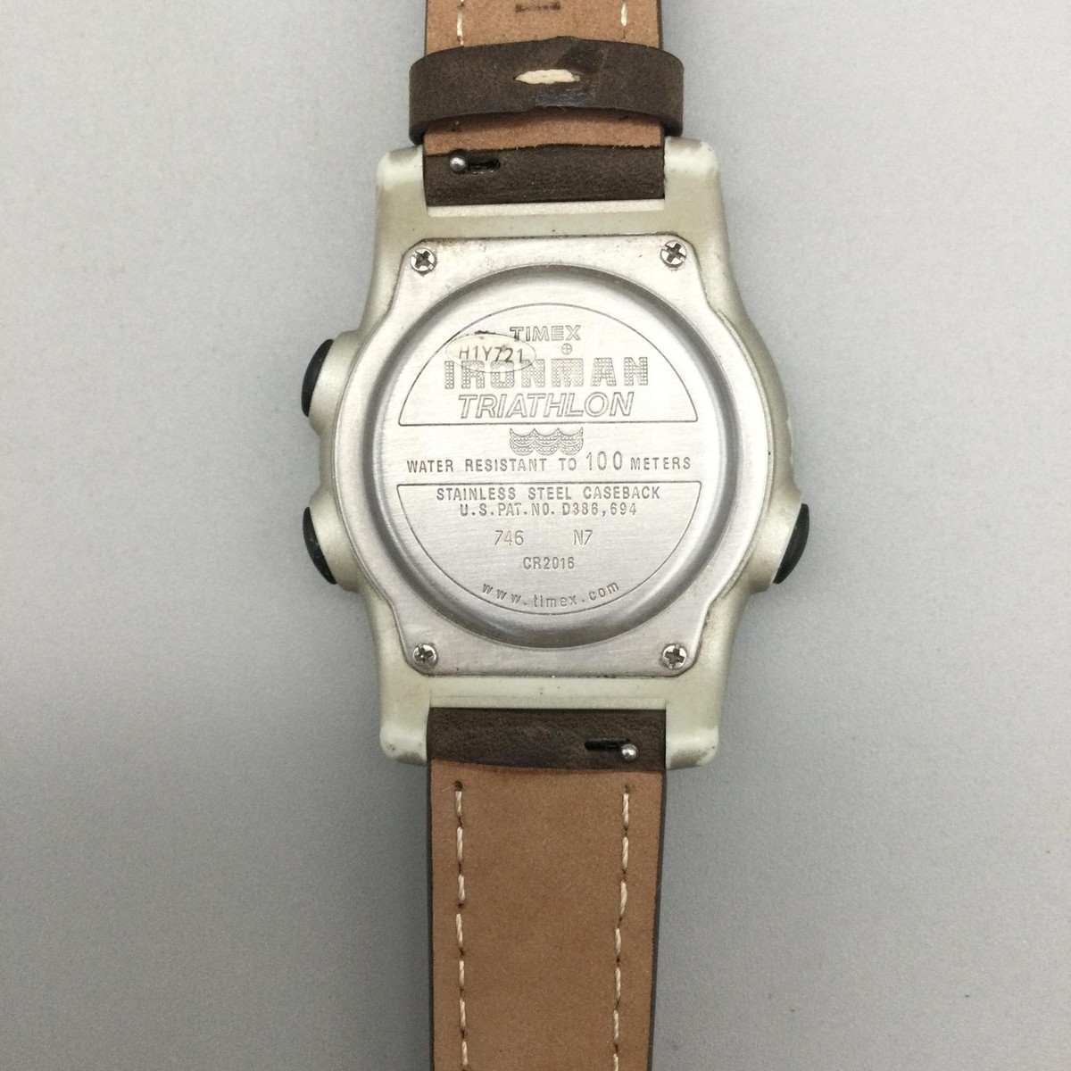 Vintage Timex Ironman Triathlon Men Watch 38mm Digital Indiglo
