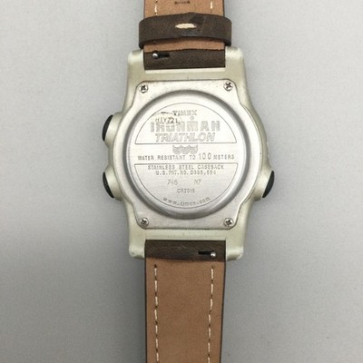 Vintage Timex Ironman Triathlon Men Watch 38mm Digital  display picture 1