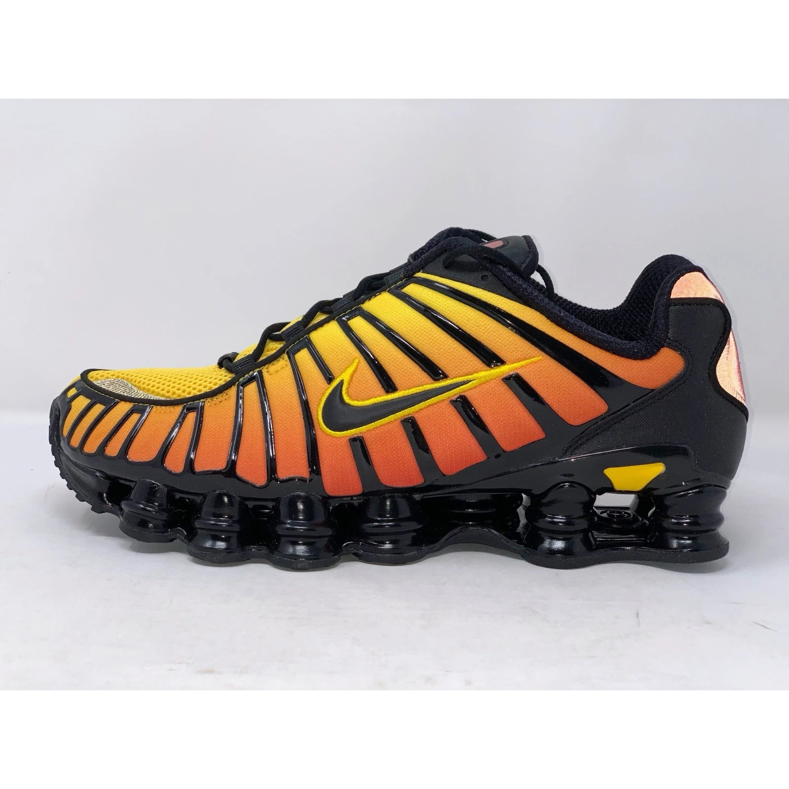 Nike Shox TL 'Sunrise Orange' Black Sneakers, Size 11 BNIB AV3595-004