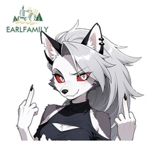 EARLFAMILY 5.1" Loona Car Stickers Personality Waterproof Truck  Auto JDM Decals