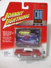Neumáticos de goma diecast Chevrolet Impala 1958 serie Art Cars Johnny Lightning 1:64