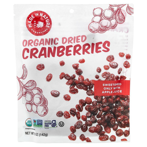 Organic Dried Cranberries, 5 oz (142 g)
