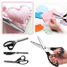 Serrated Scalloped Edge Pinking Shears, Multifunction Stainless Steel Shears ...
