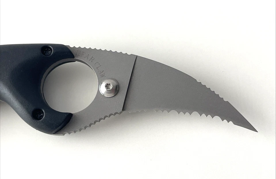 CRKT 2515 Bear Claw Fixed Blade Knife Sharp Tip AUS-4 Taiwan 2000 - Image 2 of 4