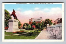 Nashville TN-Tennessee, Jackson Monument, Capitol Grounds, Vintage Postcard