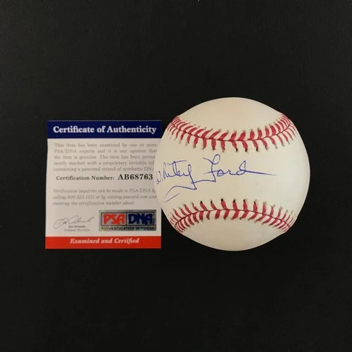 Whitey Ford SIGNED Rawlings Baseball PSA-DNA Certified Ball Yankees HOF