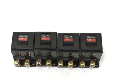 Matsushita Circuit Protector CP-C C20 M-5 AC220V 3Amp, 2Amp, 5Amp Lot of 4