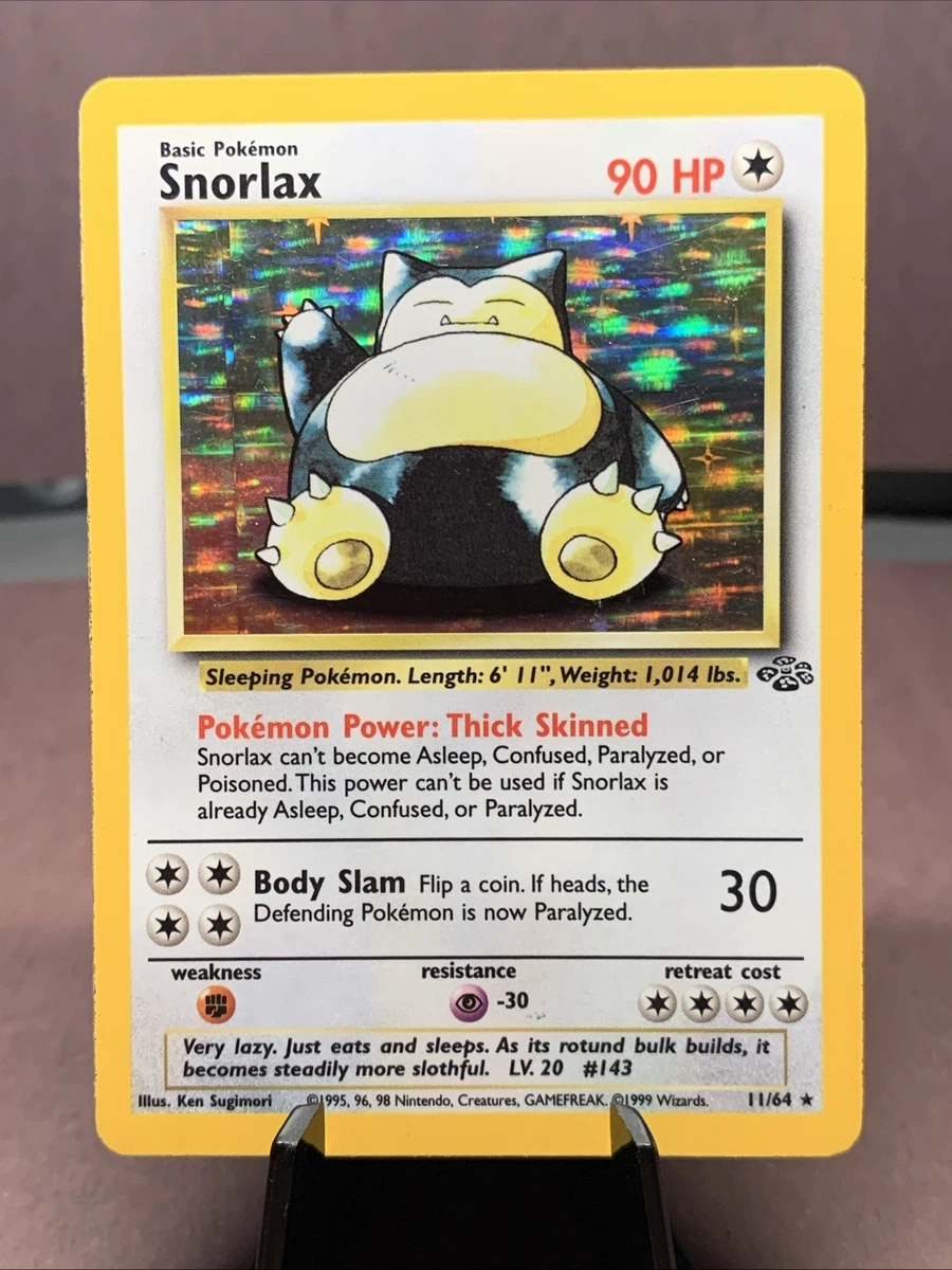 Snorlax 11/64 Jungle for sale | eBay