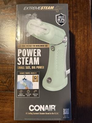 #ad Conair Extreme Steam Power Dual Voltage Garment Steamer $15.00