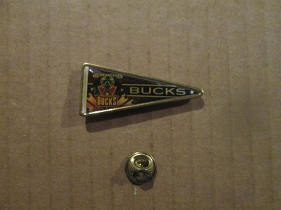 NBA Milwaukee Bucks Vintage 1995 Team Logo Basketball Pennant Lapel Pin