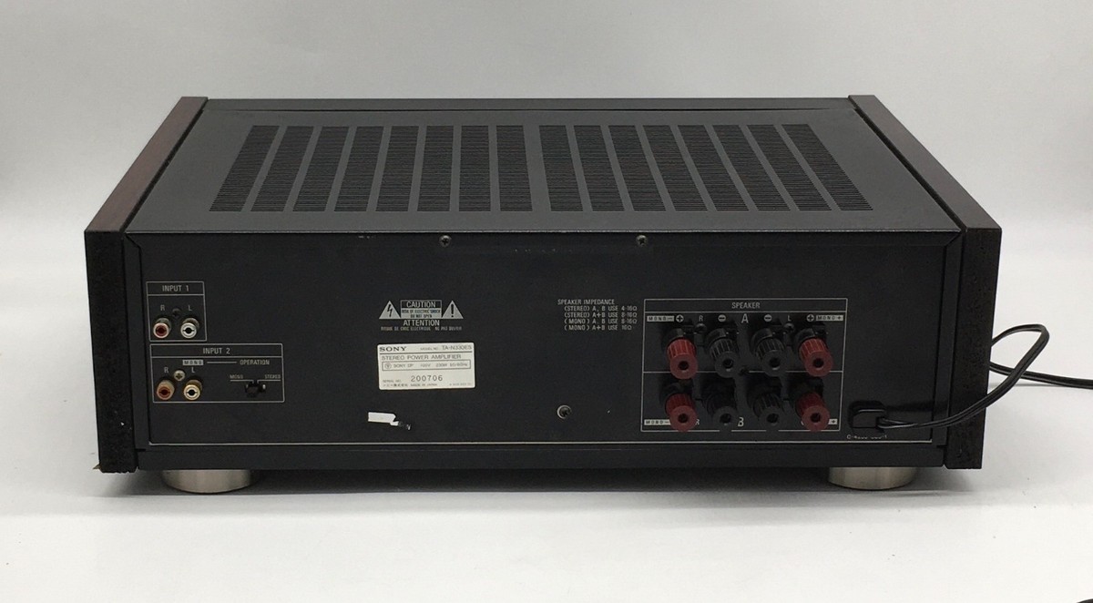 Sony TA-N330ES Stereo Power Amplifier Digital Appliances Working