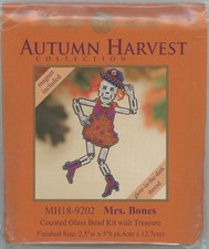 Mill Hill Autumn Harvest Mrs Bones MH18-9202 Stitch  Beading KIT Halloween