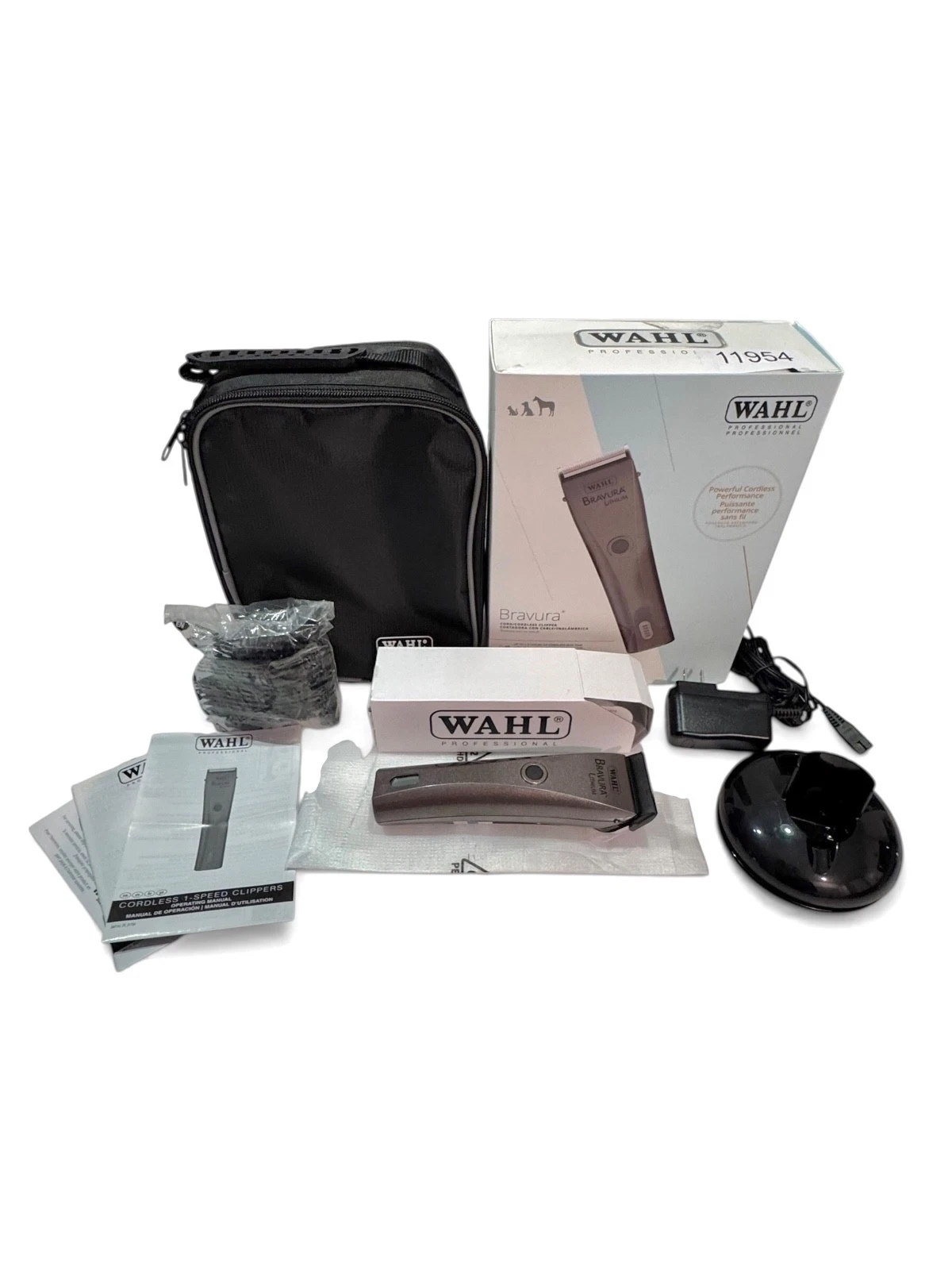 Wahl Bravura Lithium Cordless Pet Clipper Gunmetal Pro Grooming New Open Box
Opens in a new window o