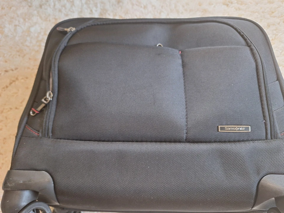 Samsonite Xenón 2 PFT Spinner Móvil Oficina Telescópica Mango Trabajo Viaje Negro Foto 3 de 4