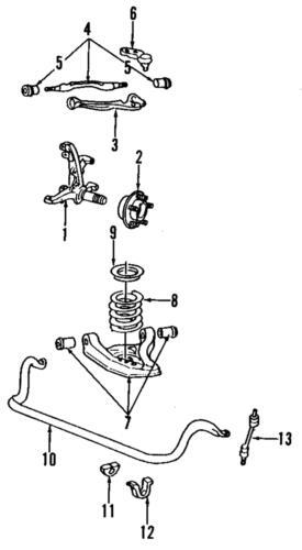 Brazo de control inferior para Ford Lincoln Mercury Town Car 1995-2002 (N/P F7AZ-3084-AA)