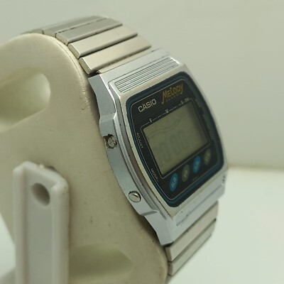 Casio Melody M-15 Alarm Chronograph 677 Vintage Men's Watch