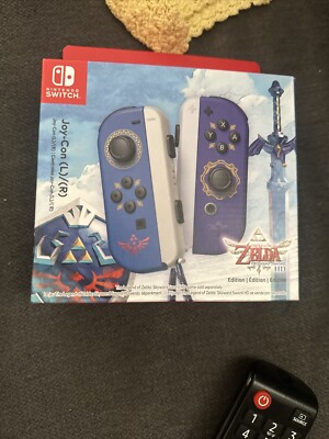 Nintendo Switch Joy-con Skyward Sword Edition , With Zelda And Mario Dpad Joycon