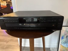 Sony CDP-CE305 5 Disc CD Compact Disc Changer Player No Remote Tested & Working