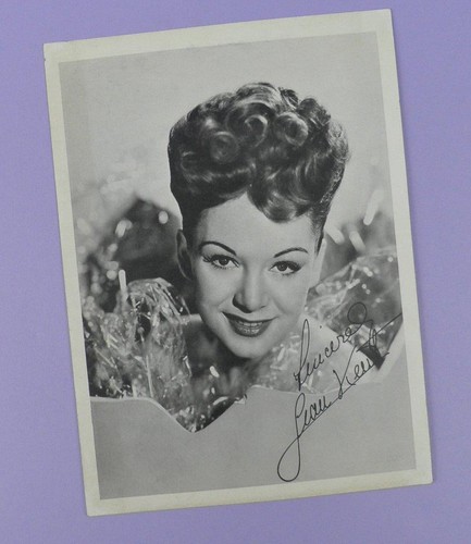 Jean Kent Original Vintage 8 x 6 Inch Photo On Thin Matt Paper - Type 2