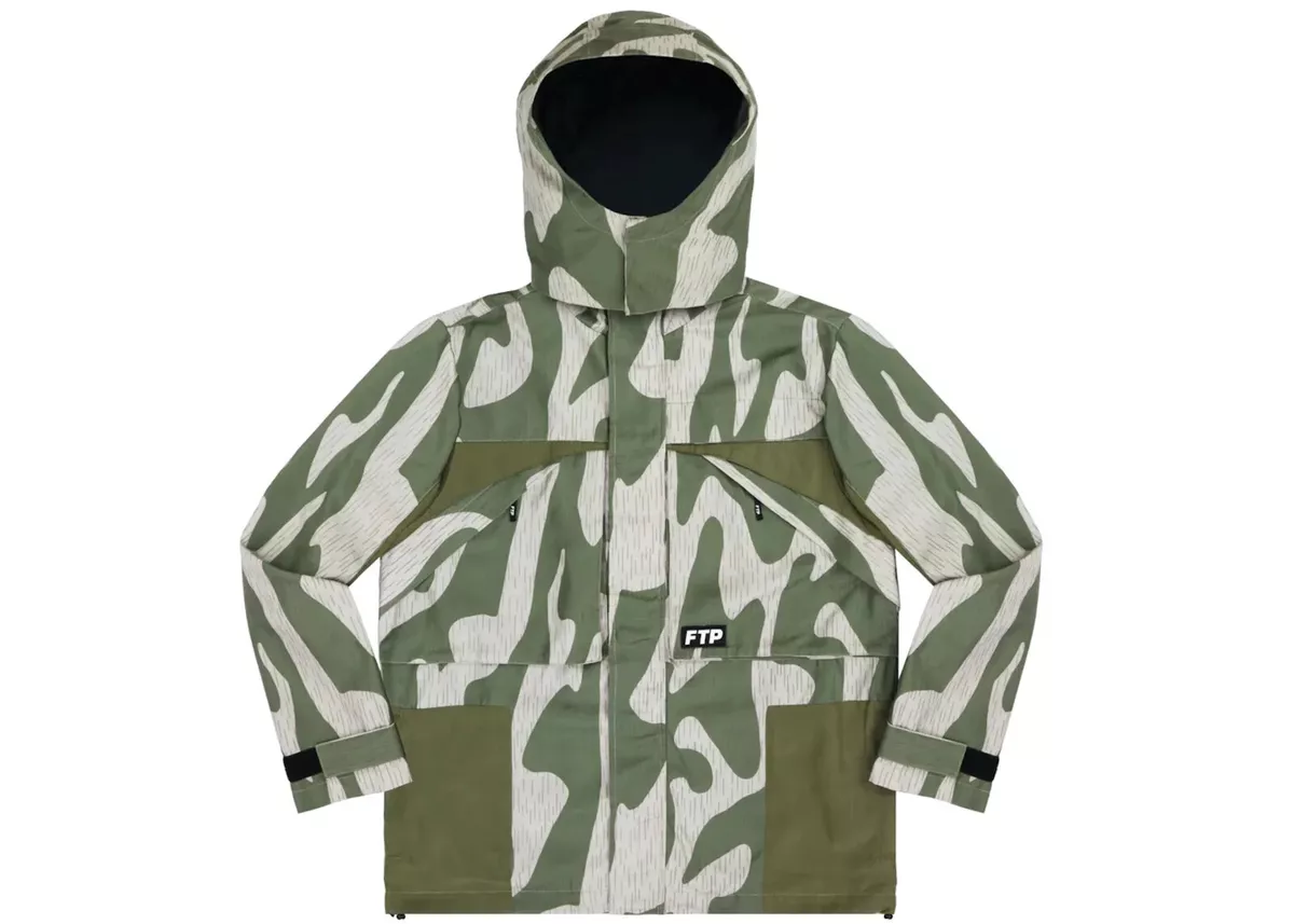 FTP F-187 Cargo Jacket, Reflective Rain Camo, Size Large (L), NEW, Rare, 2023