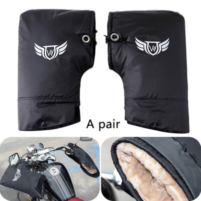 Motorrad Roller Fahrrad Lenkerstulpen Handwärmer Handschuhe Stulpen Wärmer DHL