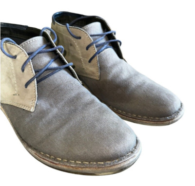 Steve Madden Gray Oxford Boots 7.5 Soft Grunge Dark Academia Ankle Boot