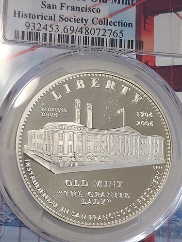 2006-S PCGS MS69 PR69DCAM San Francisco Old Mint Commemorative Silver $ Set. TWO - Picture 9 of 10