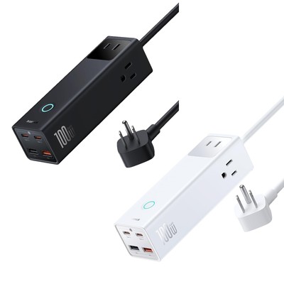 Baseus Powercombo Pro 100W USB C Charging Station Black + White