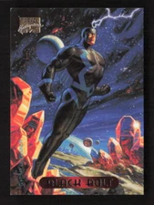 Black Bolt 1994 Fleer Marvel Masterpieces Hildebrandt Brothers #5 MCU Card