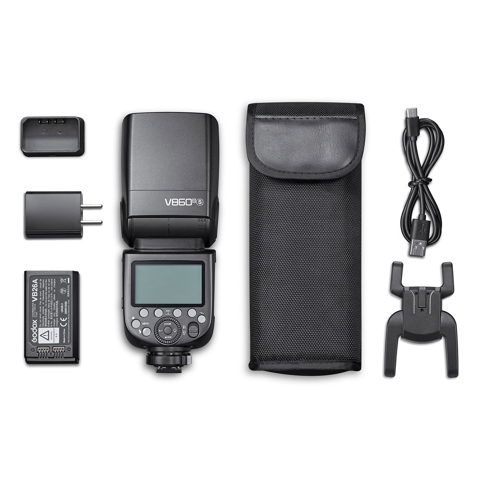 US Godox V860III-S 2.4G TTL HSS Camera Flash Speedlite Light 2600mAh For  Sony