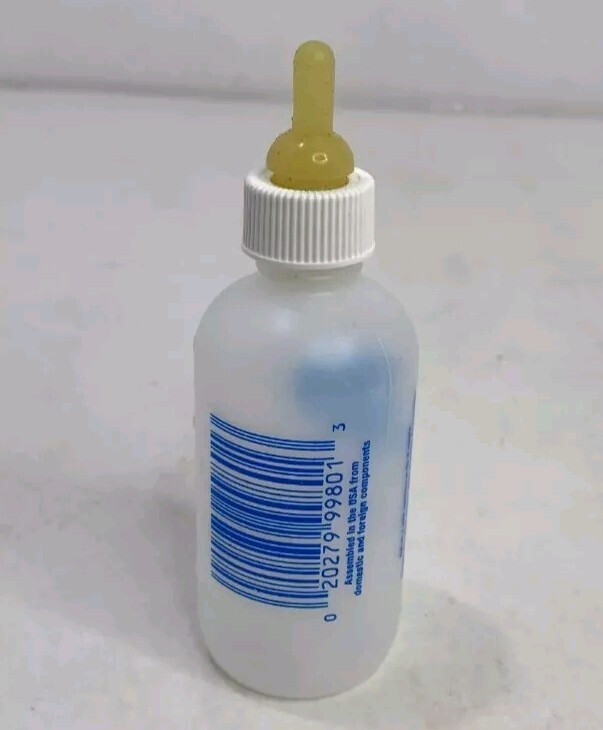 PetAg 2oz 60ml Nursing Bottles with NIPPLE Natural Feeding For Dog