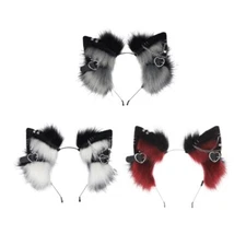 Students Ear Headband with Dangle Jewelry Decors Carnivals Hair Decors