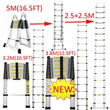 Multi Purpose Extension Folding Aluminum 8.5FT/10.5FT/12.5FT/16.5FT Ladder Tool