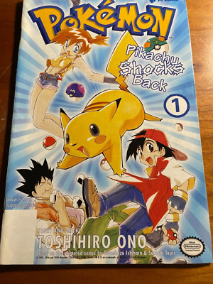 Vintage Viz Comics Pokemon  Pikachu Shocks Back  #1 5th Printing   #pk24