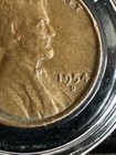 1954-D WHEAT PENNY MINT MARK ERROR XF — photo 4