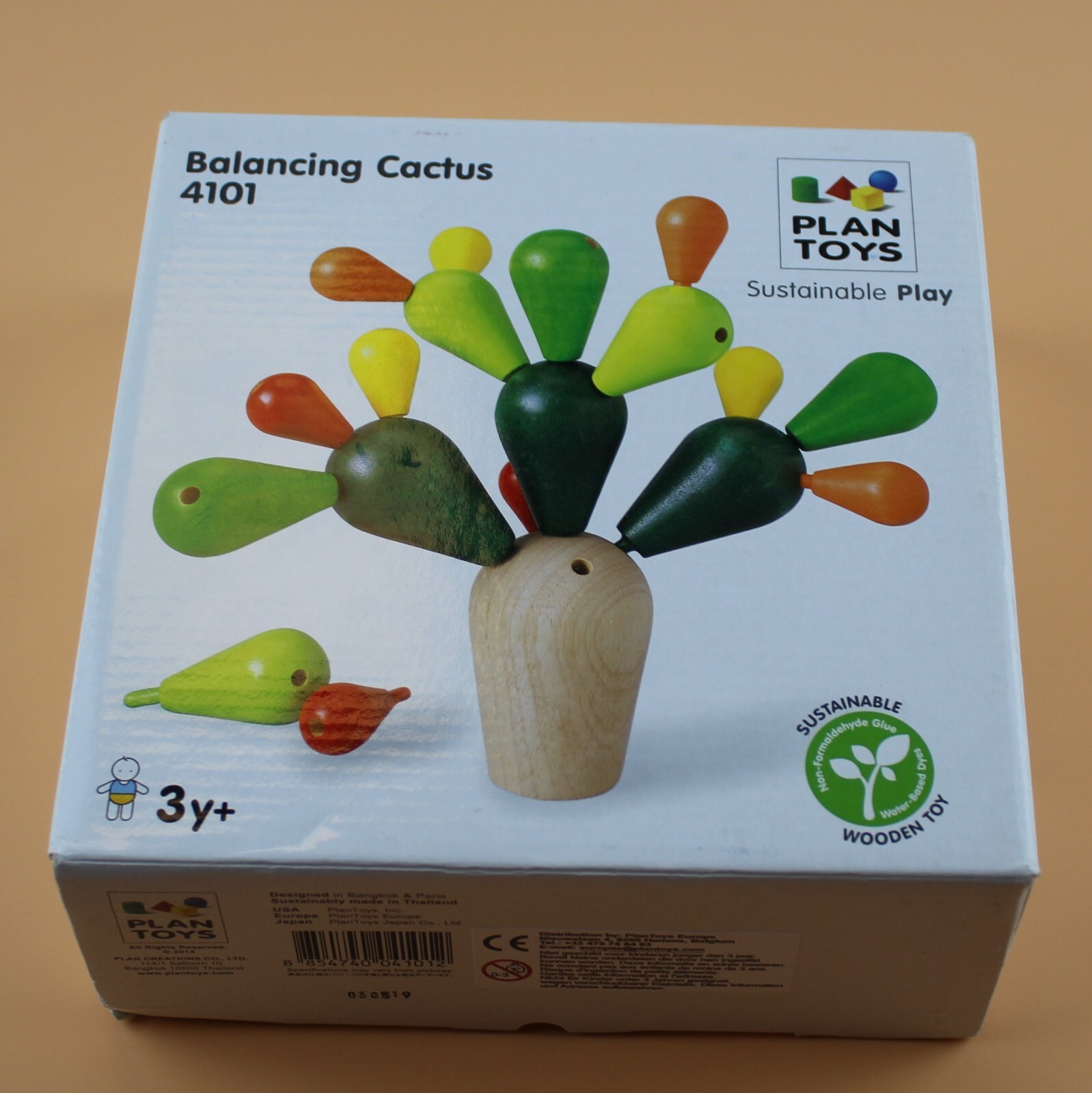 Giocattolo in legno Balancing Cactus Plan Toys
