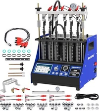 V311 GDI Fuel Injector Cleaner Machine Ultrasonic Cleaner Tester 6 Cylinder Test
