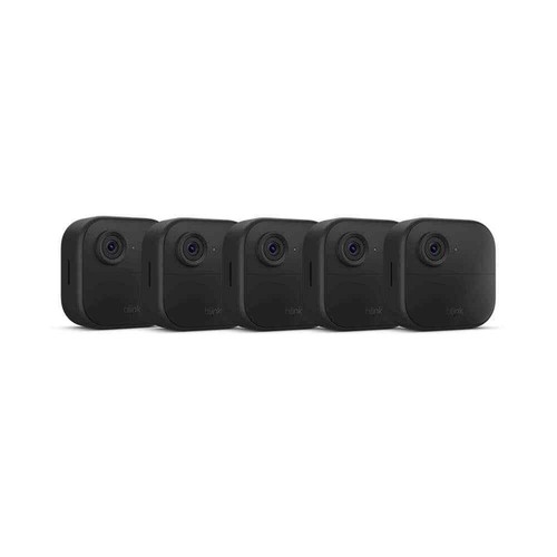 Outdoor 4 (4th Gen) Wireless Outdoor Smart Home Security Camera System with 5 Ca
